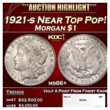 1921-s Morgan Dollar Near Top Pop! $1 ms66+ SEGS