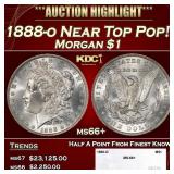 1888-o Morgan Dollar Near Top Pop! $1 ms66+ SEGS