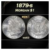 1879-s Morgan Dollar $1 Grades ms63