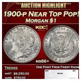 1900-p Morgan Dollar Near Top Pop! $1 ms66+ SEGS