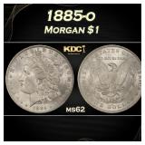 1885-o Morgan Dollar $1 Grades ms62