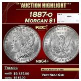 1887-o Morgan Dollar $1 ms64+ SEGS