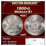 1900-o Morgan Dollar $1 ms67 SEGS