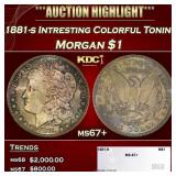 1881-s Morgan Dollar Intresting Colorful Toning $1