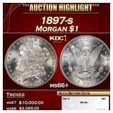 1897-s Morgan Dollar $1 ms66+ SEGS