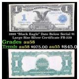 1899 $1 large size Silver Certificate "Black Eagle