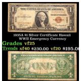1935A $1 Silver Certificate Hawaii WWII Emergency