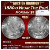 1880-o Morgan Dollar Near Top Pop! $1 ms65+ SEGS