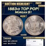 1883-o Morgan Dollar TOP POP! $1 ms68 SEGS