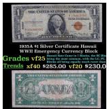 1935A $1 Silver Certificate Hawaii WWII Emergency