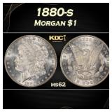 1880-s Morgan Dollar $1 Grades ms62