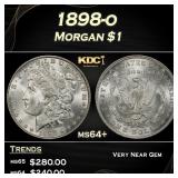 1898-o Morgan Dollar $1 Grades ms64+