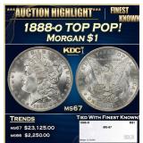 1888-o Morgan Dollar TOP POP! $1 ms67 SEGS