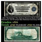 1918 $2 Large Size National Currency 'Battleship'
