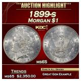 1899-s Morgan Dollar $1 ms65 SEGS