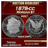 1878-cc Morgan Dollar $1 ms64 DMPL SEGS