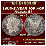 1900-s Morgan Dollar Near Top Pop $1 ms64 dmpl SEG