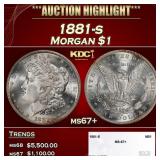 1881-s Morgan Dollar $1 ms67+ SEGS