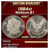 1884-o Morgan Dollar $1 ms66+ dmpl SEGS