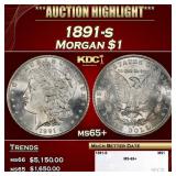 1891-s Morgan Dollar $1 ms65+ SEGS