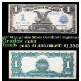 1899 $1 large size Silver Certificate 'Black Eagle