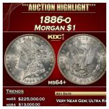 1886-o Morgan Dollar $1 ms64+ SEGS