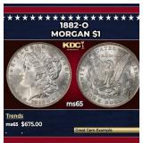 1882-o Morgan Dollar $1 Grades ms65