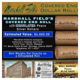 MARSHALL FIELDS RARE Circ BLUE Lvl 20 Coin Peace R