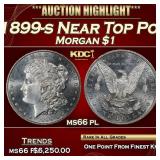 1899-s Morgan Dollar Near Top Pop $1 ms66 pl SEGS