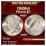 1926-d Peace Dollar $1 ms65+ SEGS