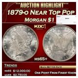 1879-o Morgan Dollar Near Top Pop $1 ms65+ SEGS