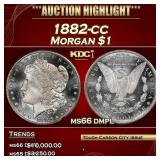 1882-cc Morgan Dollar $1 ms66 dmpl SEGS