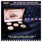 ULTRA RARE Complete Denver Mint Peace Silver dolla