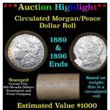 ***Auction Highlight*** Full Morgan/Peace silver d