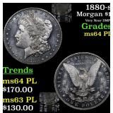 1880-s Morgan $1 Grades Choice Unc PL