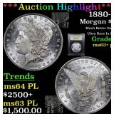 *Highlight* 1880-o Morgan $1 Graded Select Unc+ PL