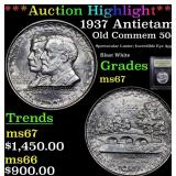 *Highlight* 1937 Antietam Old Commem 50c Graded GE
