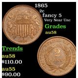 1865 2c Grades Choice AU/BU Slider