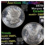 *Highlight* 1879-s Morgan $1 Graded GEM+ DMPL