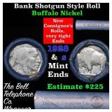 Buffalo Nickel Shotgun Roll in Old Bank Style 