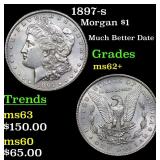 1897-s Morgan $1 Grades Select Unc