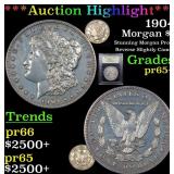 *Highlight* 1904 Morgan $1 Graded GEM+ Proof
