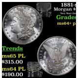 1881-s Morgan $1 Grades Choice Unc+ PL