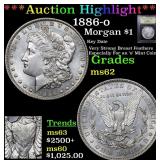 *Highlight* 1886-o Morgan $1 Graded Select Unc