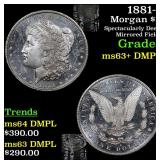1881-s Morgan $1 Grades Select Unc+ DMPL
