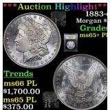 *Highlight* 1883-o Morgan $1 Graded GEM+ PL