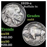1929-s Buffalo 5c Grades Select AU