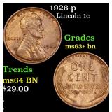 1926-p Lincoln 1c Grades Select+ Unc BN