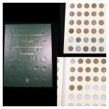 Partial Lincoln Cent Book With 47 Coins 11 Steel C