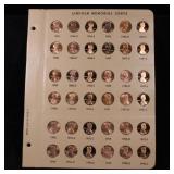 Complete Lincoln cent page 1984-1995 All 36 coins